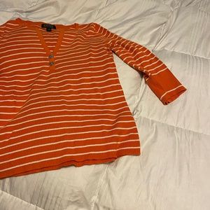 3/4 sleeve lg Ralph Lauren women sweater